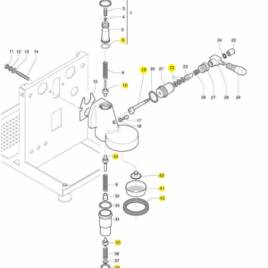 Wartungsset Brühgruppe E61 und Kessel
