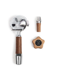 Wiedemann Griffset elegant für ECM mit Drehrad Nussbaum