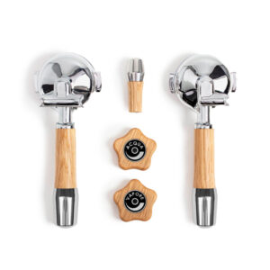 Wiedemann Griffset elegant für ECM mit Drehrädern Eiche