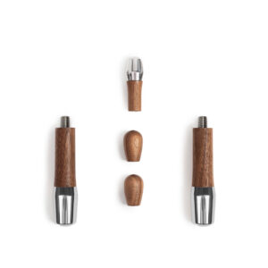 Wiedemann  Griffset elegant für ECM Kipphebel V1 Nussbaum