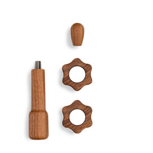 Wiedemann  Griffset classic Drehräder 4 tlg Nussbaum