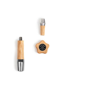 Wiedemann  Griffset elegant für ECM mit Drehrad Eiche