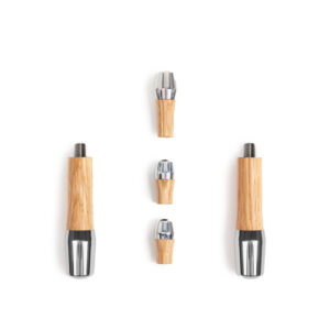 Wiedemann  Griffset elegant für ECM Kipphebel V1 Eiche