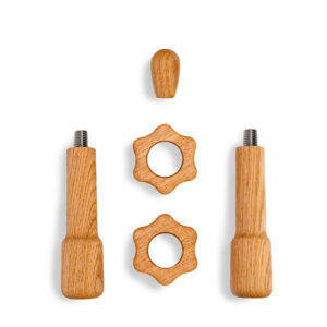 Wiedemann  Griffset classic Drehräder 5 tlg Eiche