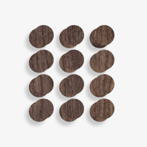 Wiedemann Holzmagnetpads für Rocket Appartamento TCA Nussbaum (24stk.)