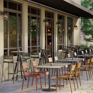 Tischgestell Infinity - hoch Sand