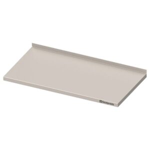 Edelstahl Arbeitsplatte BX & Aufkantung 580 x 60 x 4 cm