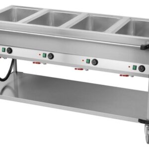 Bain-Marie Wagen 4 Becken für 1/1 GN lang
