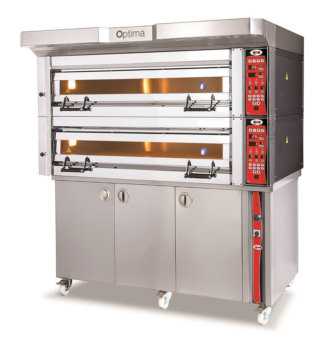 Konditoreiofen "Optima Series 128" 2 Backkammern inkl. Haube & Gärschrank 1 Konditoreiofen "Optima Series 128" 2 Backkammern inkl. Haube & Gärschrank