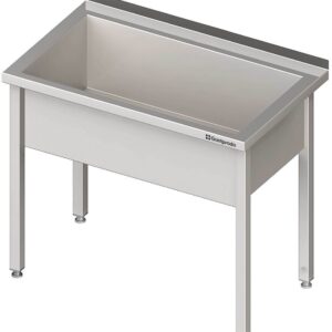 Edelstahl Topfspüle 1 Becken 120 x 70 x 85 cm - 30 cm Beckenhöhe