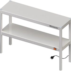 Wärmebrücke 2-etagig 1400x300x700 mm mit Keramik-Infrarot-Strahlern