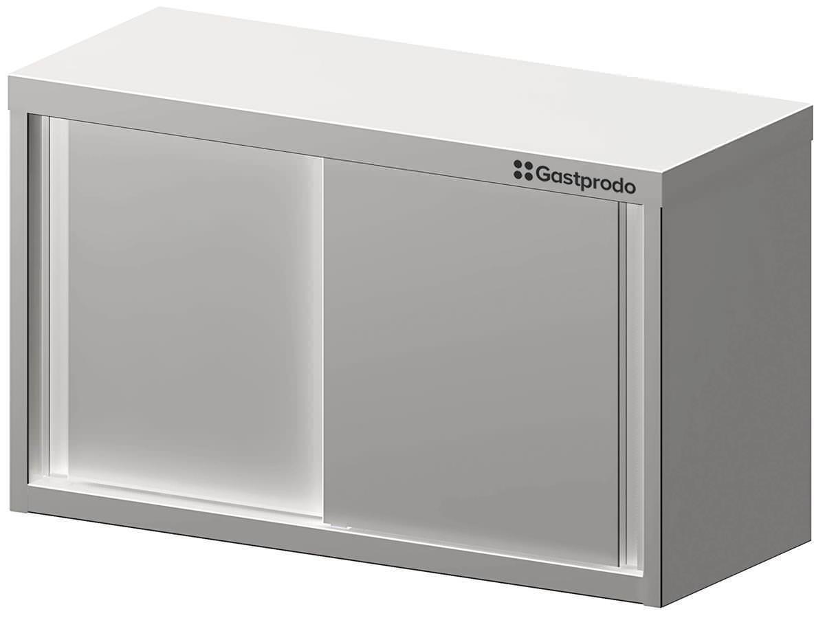 Edelstahl Hängeschrank / Wandhängeschrank mit Schiebetüren 140 x 40 x 60 cm 1 Edelstahl Hängeschrank / Wandhängeschrank mit Schiebetüren 160 x 40 x 60 cm