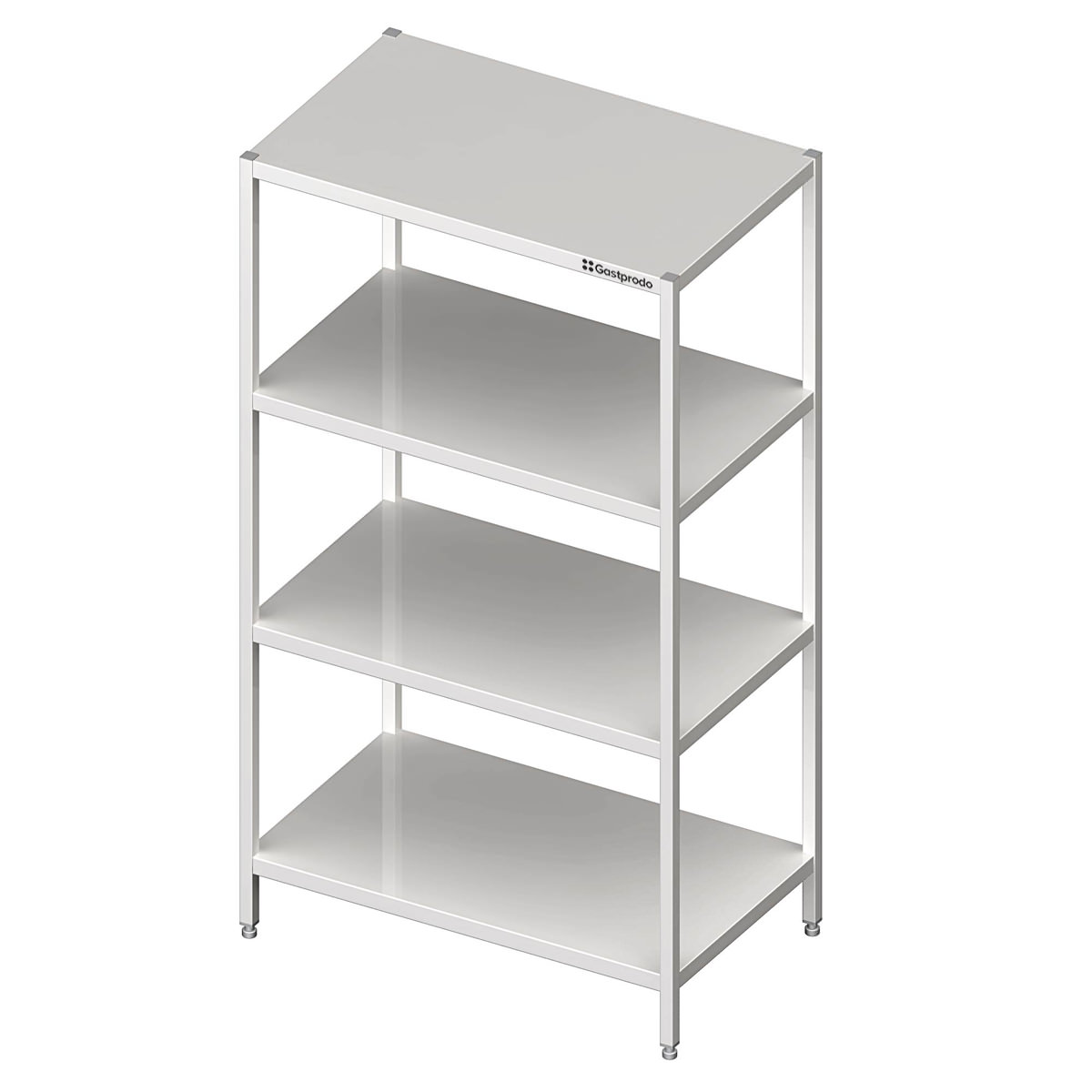 Regal mit glatten Böden, 800x700x1800 mm, verschweißt 1 Regal mit glatten Böden