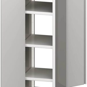 Durchreiche-Hochschrank mit Flügeltüren