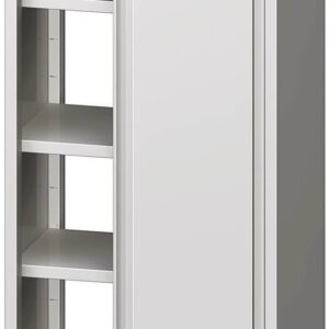 Durchreiche-Hochschrank mit Schiebetüren