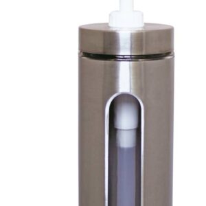 Dosierspender rund mit Sichtfenster (orange)