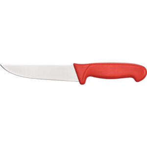 Küchenmesser Premium HACCP Edelstahlklinge 15 cm rot