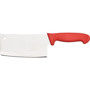 Hackbeil Premium HACCP Edelstahlklinge 18 cm rot