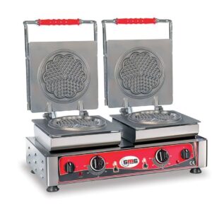 Doppel-Waffeleisen elektro "Amore" Ø 16cm Wechselplatten mit Timer