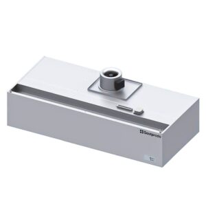 Wandhaube "Expert Line" kastenform 220 x 120 cm mit Rohrventilator