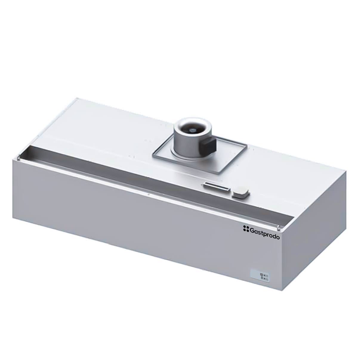 Wandhaube "Expert Line" kastenform 140 x 120 cm mit Rohrventilator, Steuerung und LC2 Typ A Zyklonen-/Labyrinthfilter 1 Wandhaube "Expert Line" kastenform 220 x 120 cm mit Rohrventilator