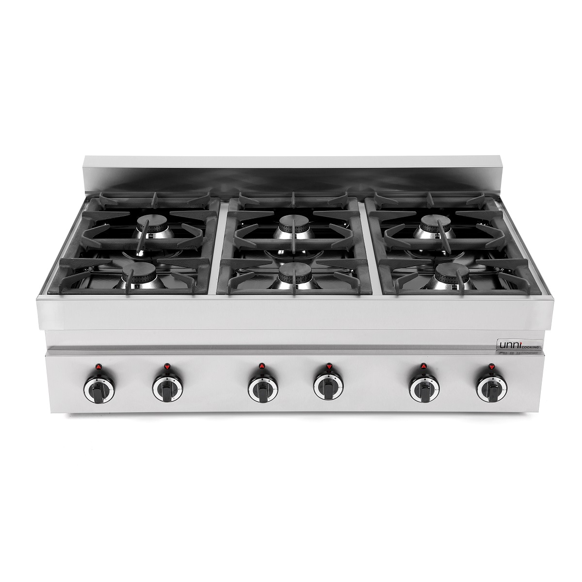 Gas Kochfeld Pro - 6 Flammen 1 Gas Kochfeld Pro - 6 Flammen