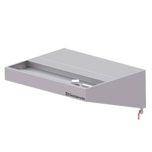 Wandhaube "BASIC LINE" schrägform 430 x 110 cm mit Flammschutzfilter