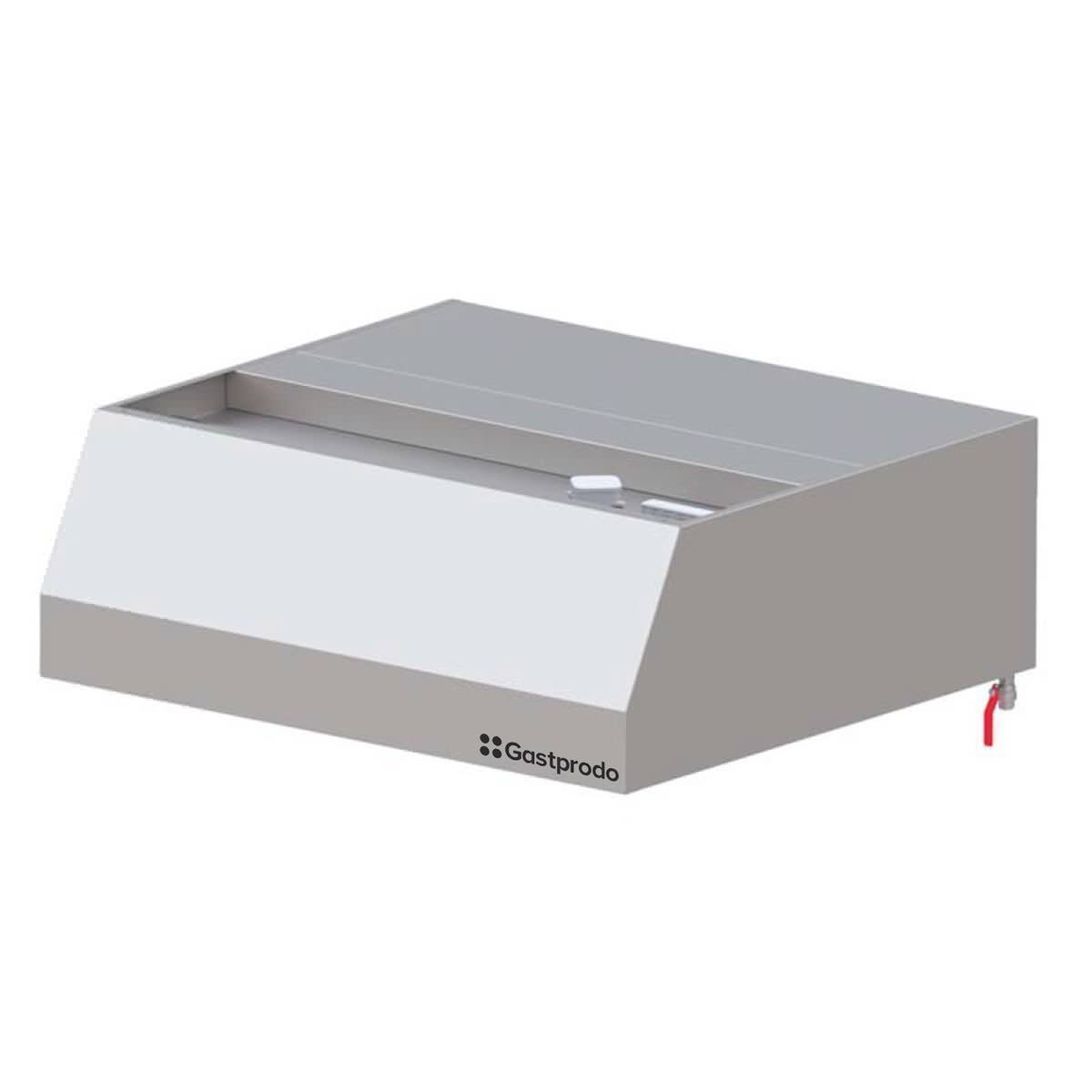 Wandhaube trapezform 350 x 120 cm mit Flammschutzfilter 1 Wandhaube trapezform 200 x 100 cm mit Flammschutzfilter