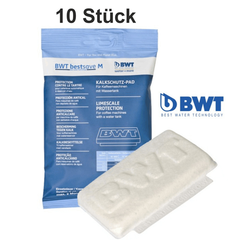BWT bestsave M Kalkschutz PAD Wasserfilter - 10 Stück 1 BWT bestsave M Kalkschutz PAD Wasserfilter - 10 Stück
