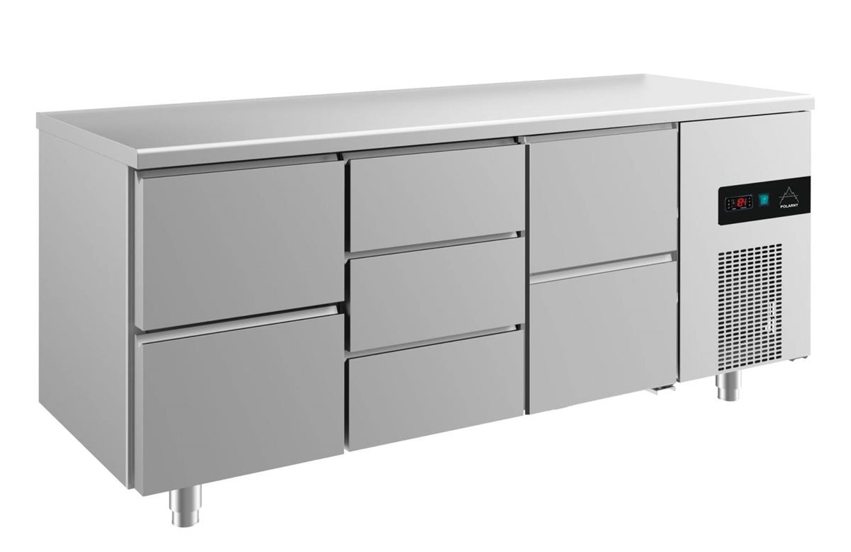 Kühltisch GaPo KT3ZDZ mit 2x 2 Schubladen & 1x 3 Schubladen 1 Kühltisch GaPo KT3ZDZ mit 2x 2 Schubladen & 1x 3 Schubladen