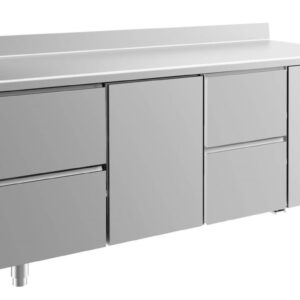 Kühltisch GaPo KT3ZTZA  mit 1x Tür & 2x 2 Schubladen + AK
