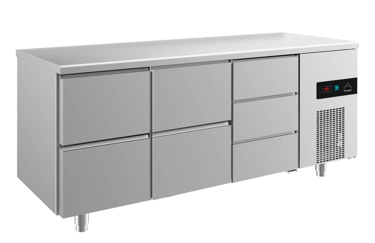 Kühltisch GaPo KT3ZZD mit 2x 2 Schubladen & 1x 3 Schubladen 1 Kühltisch GaPo KT3ZZD mit 2x 2 Schubladen & 1x 3 Schubladen