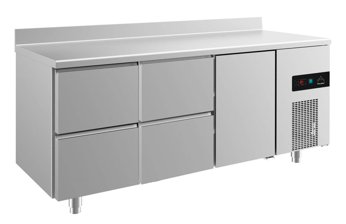 Kühltisch GaPo KT3ZZTA mit 1x Tür & 2x 2 Schubladen + AK 1 Kühltisch GaPo KT3ZZTA mit 1x Tür & 2x 2 Schubladen + AK