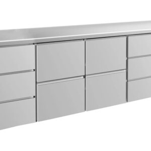 Kühltisch GaPo KT4DZZD  mit 2x 2 Schubladen & 2x 3 Schubladen