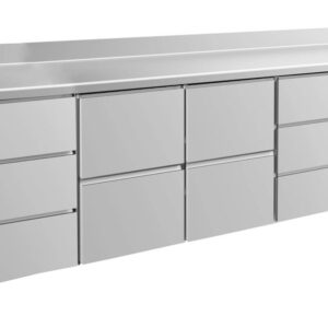 Kühltisch GaPo KT4DZZDA  mit 2x 2 Schubladen & 2x 3 Schubladen + AK