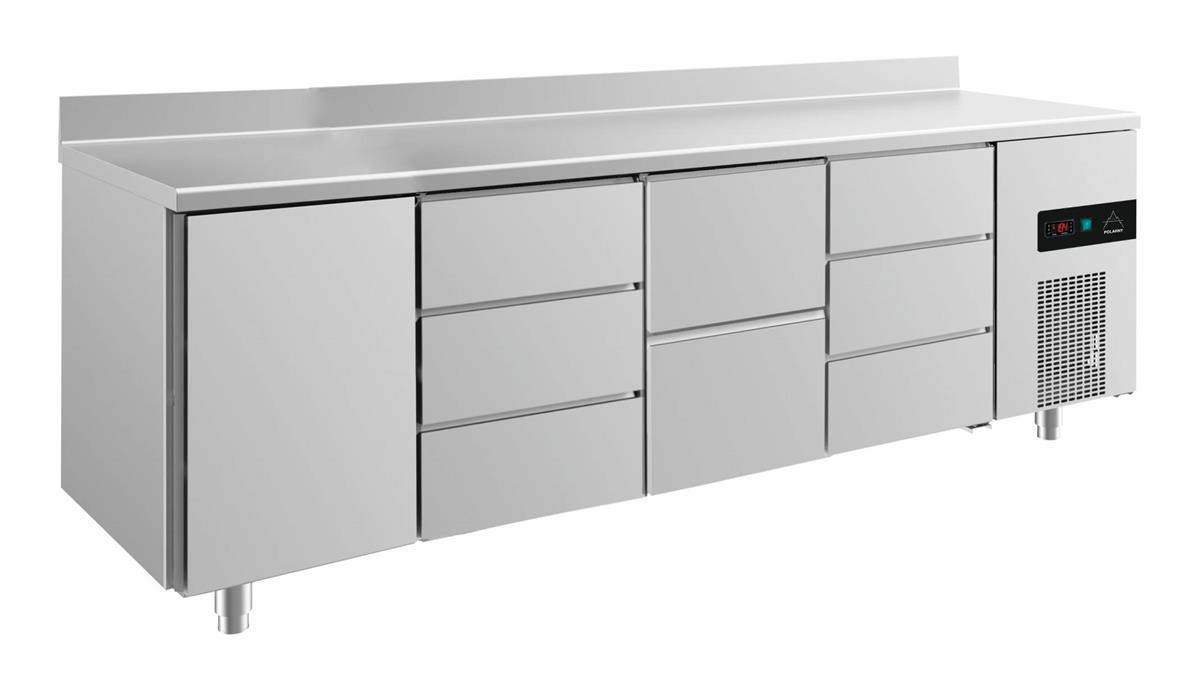 Kühltisch GaPo KT4TDZDA mit 1x Tür, 1x 2 Schubladen & 2x 3 Schubladen + AK 1 Kühltisch GaPo KT4TDZDA mit 1x Tür