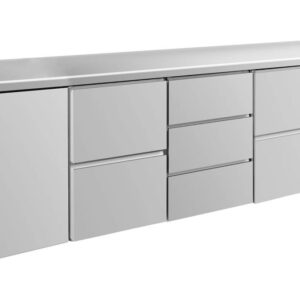 Kühltisch GaPo KT4TZDZ  mit 1x Tür