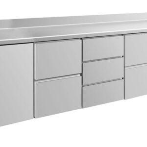 Kühltisch GaPo KT4TZDZA  mit 1x Tür