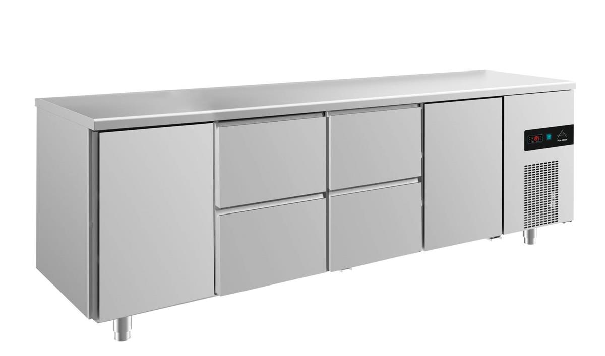 Kühltisch GaPo KT4TZZT mit 2x Türen & 2x 2 Schubladen 1 Kühltisch GaPo KT4TZZT mit 2x Türen & 2x 2 Schubladen