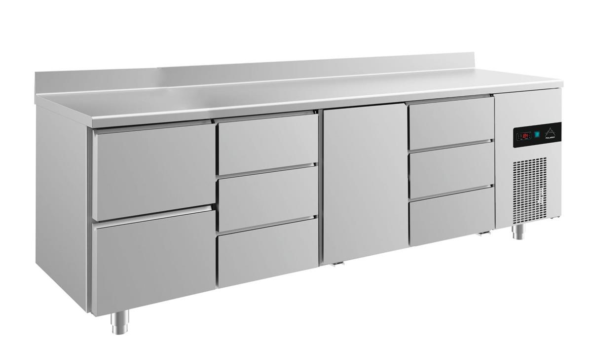 Kühltisch GaPo KT4ZDTDA mit 1x Tür, 1x 2 Schubladen & 2x 3 Schubladen + AK 1 Kühltisch GaPo KT4ZDTDA mit 1x Tür