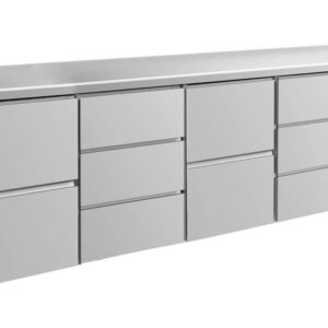 Kühltisch GaPo KT4ZDZD  mit 2x 2 Schubladen & 2x 3 Schubladen