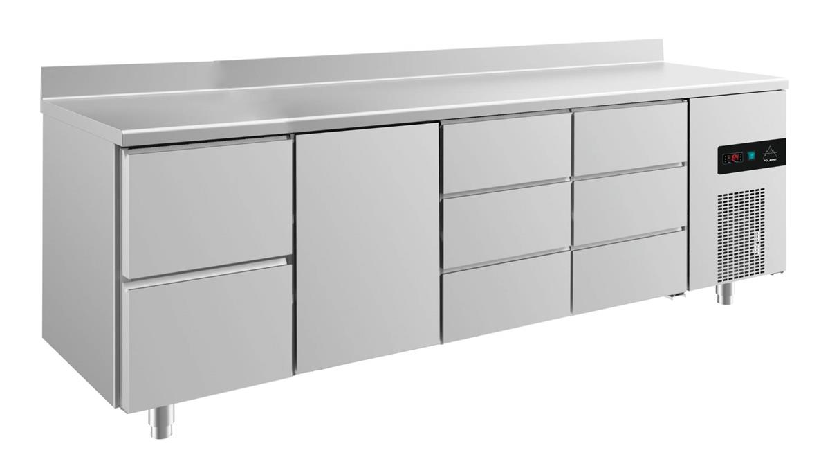 Kühltisch GaPo KT4ZTDDA mit 1x Tür, 1x 2 Schubladen & 2x 3 Schubladen + AK 1 Kühltisch GaPo KT4ZTDDA mit 1x Tür
