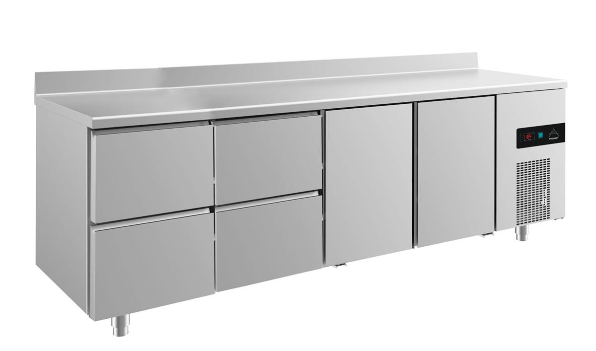 Kühltisch GaPo KT4ZZTTA mit 2x Türen & 2x 2 Schubladen + AK 1 Kühltisch GaPo KT4ZZTTA mit 2x Türen & 2x 2 Schubladen + AK
