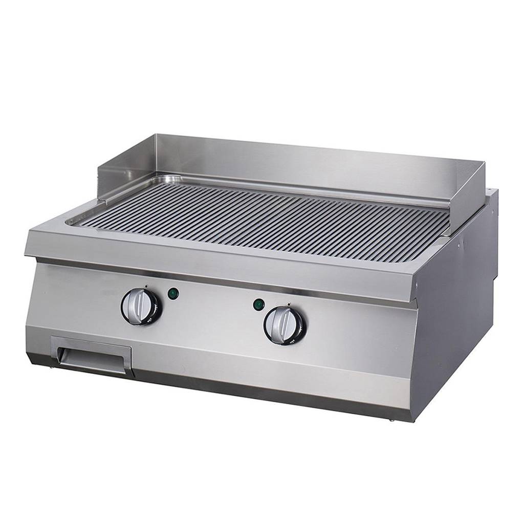 Elektro Grillplatte Heavy Duty - gerillt - 2 Heizzonen 1 Elektro Grillplatte Heavy Duty - gerillt - 2 Heizzonen