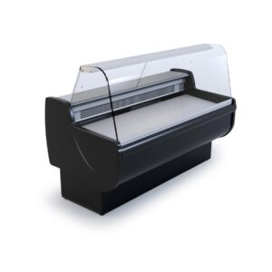 Kühltheke Monika 2/2.5 - Schwarz  - 252 x 83 x 122 cm