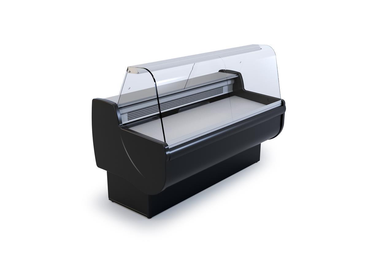 Kühltheke Monika 2/1.3 - Schwarz - 131 x 83 x 122 cm 1 Kühltheke Monika 2/2.5 - Schwarz - 252 x 83 x 122 cm