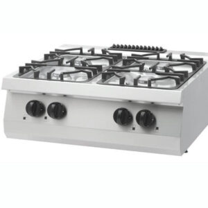 Gas Kochfeld - 4 Brenner - Doppeleinheit- Heavy Duty