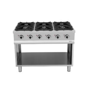 Gasherd Pro - 39 kW -  6 Flammen