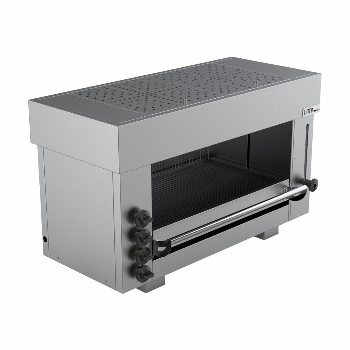 Gas Salamander Ofen - 4 Brenner