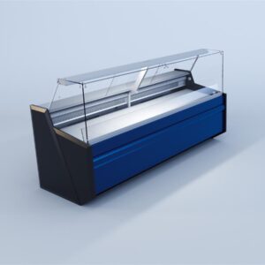 Kühltheke Pico 2.44 - Blau - 254 x 86 x 122 cm